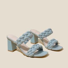 Block Heeled Sandals Newgew