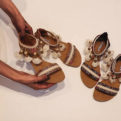 Ankle Strappy Wedge Sandals Newgew