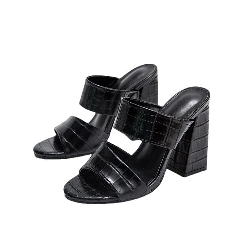 Block Heeled Sandals Newgew