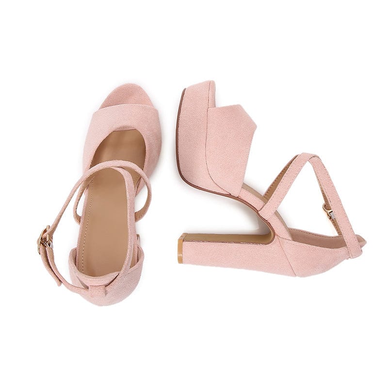 Block Heeled Sandals Newgew