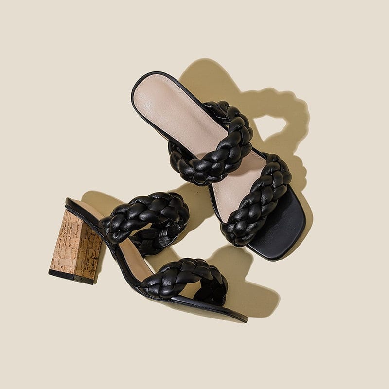 Block Heeled Sandals Newgew