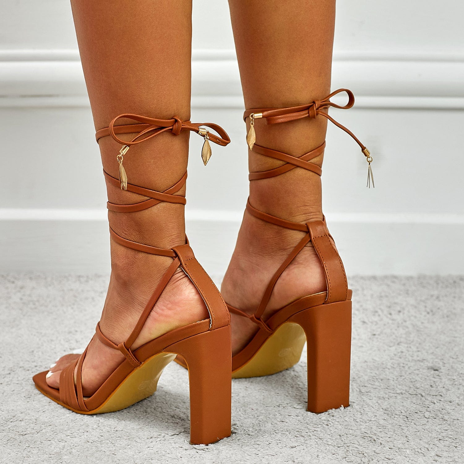 Open-Toe Heel Sandals Newgew
