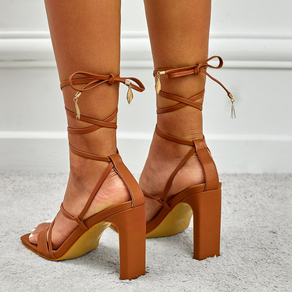 Open-Toe Heel Sandals Newgew