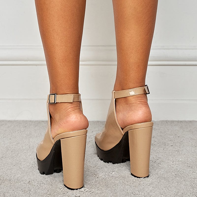Open-toe Heel Sandals Newgew