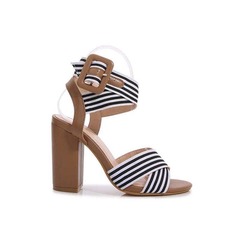 Open-Toe Heel Sandals Newgew