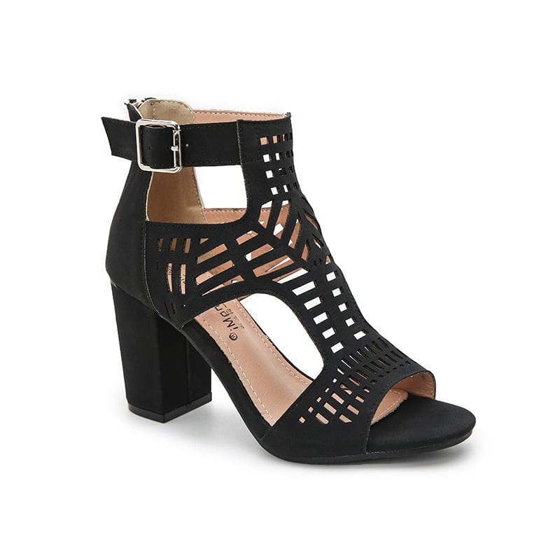 Peep Toe Heeled Sandals Newgew