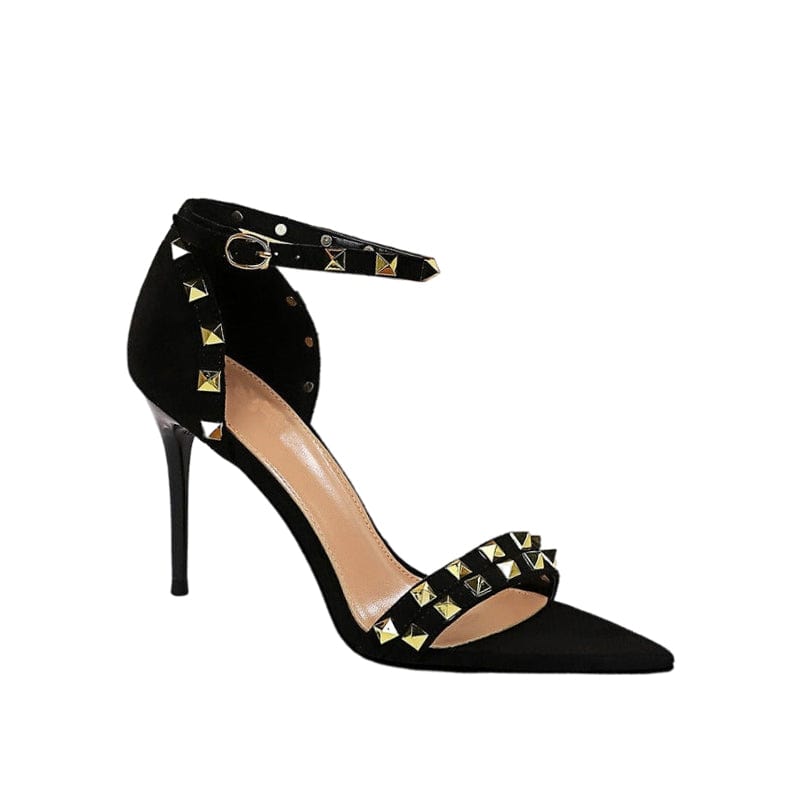Studded Heel Sandals Newgew