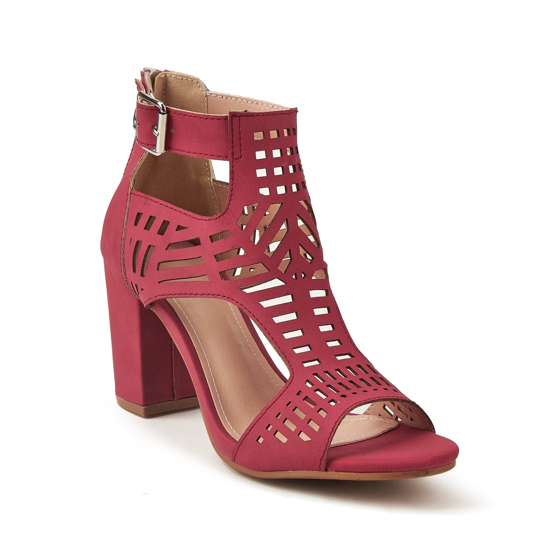 Peep Toe Heeled Sandals Newgew