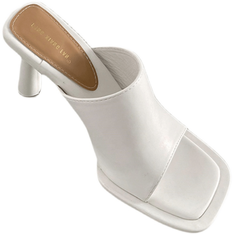 Square Toe  Heeled Sandals Newgew