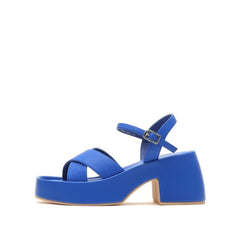 Joy&Peace Ankle Strap Cross Strap Heeled Sandals Newgew