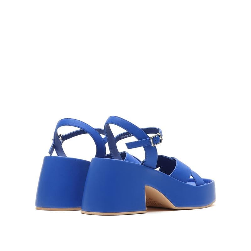 Joy&Peace Ankle Strap Cross Strap Heeled Sandals Newgew