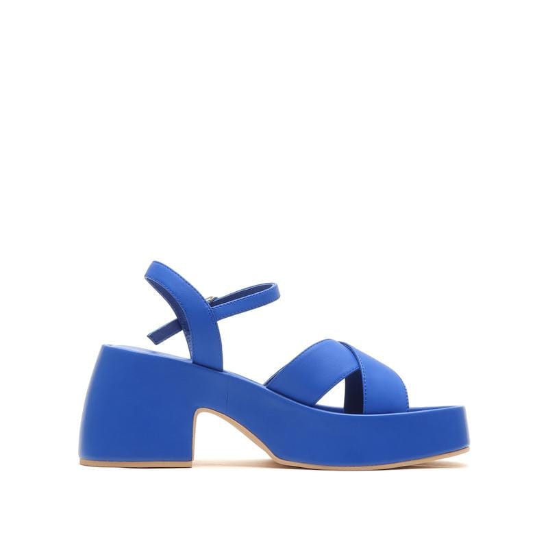 Joy&Peace Ankle Strap Cross Strap Heeled Sandals Newgew
