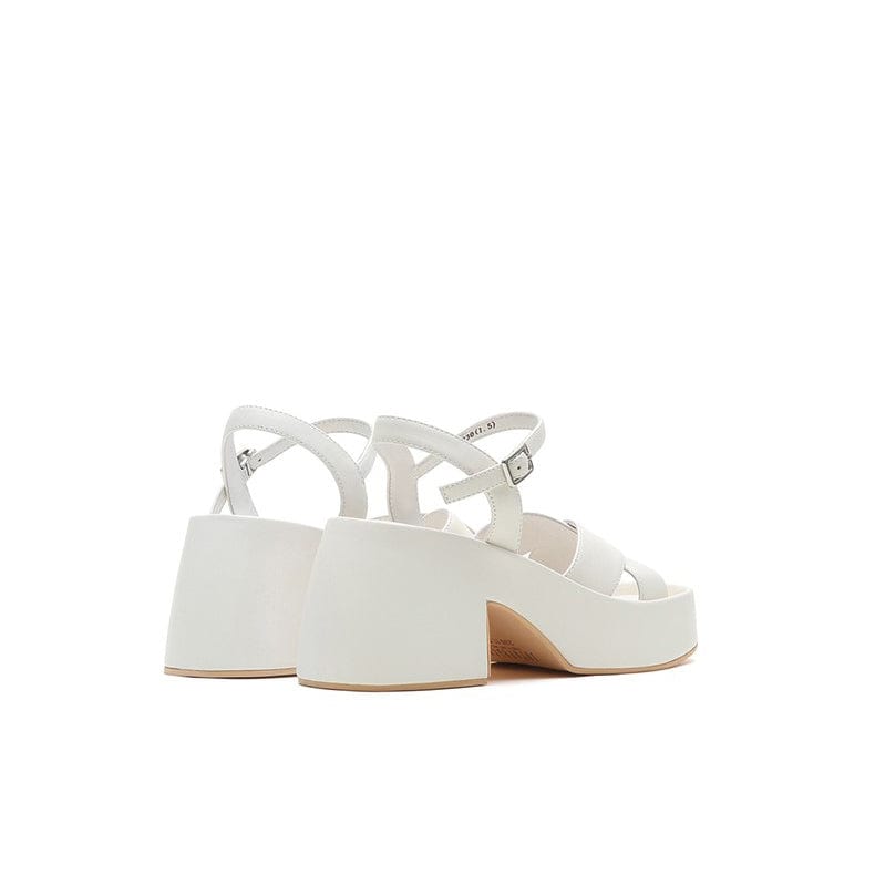 Joy&Peace Ankle Strap Cross Strap Heeled Sandals Newgew