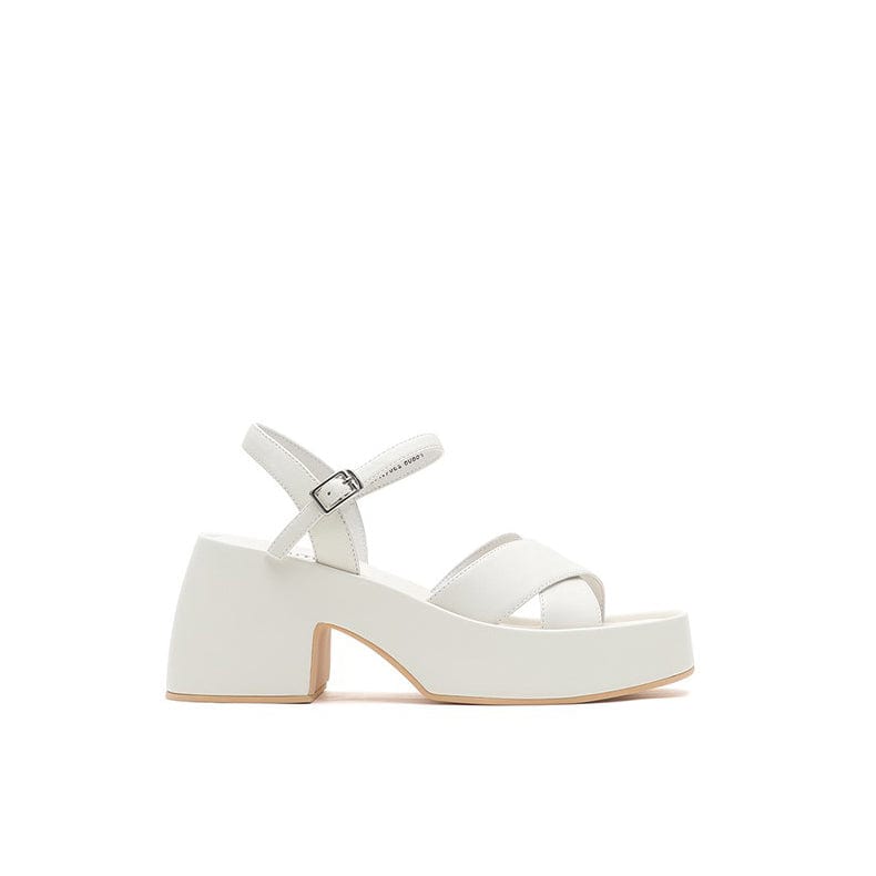 Joy&Peace Ankle Strap Cross Strap Heeled Sandals Newgew