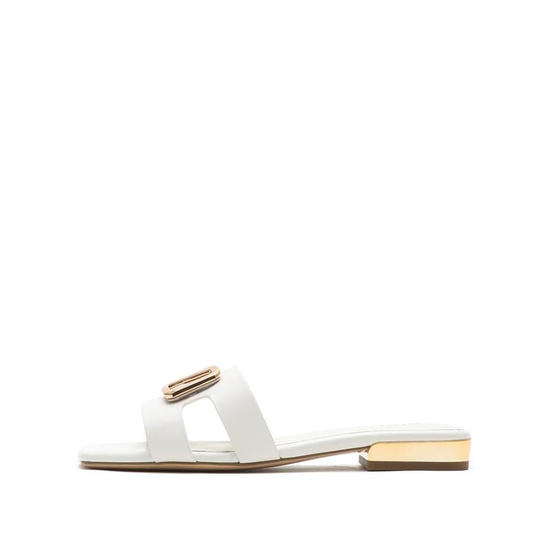 Joy&Peace Buckle Ditel Strap Flat Sandals Newgew
