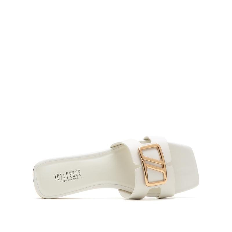Joy&Peace Buckle Ditel Strap Flat Sandals Newgew