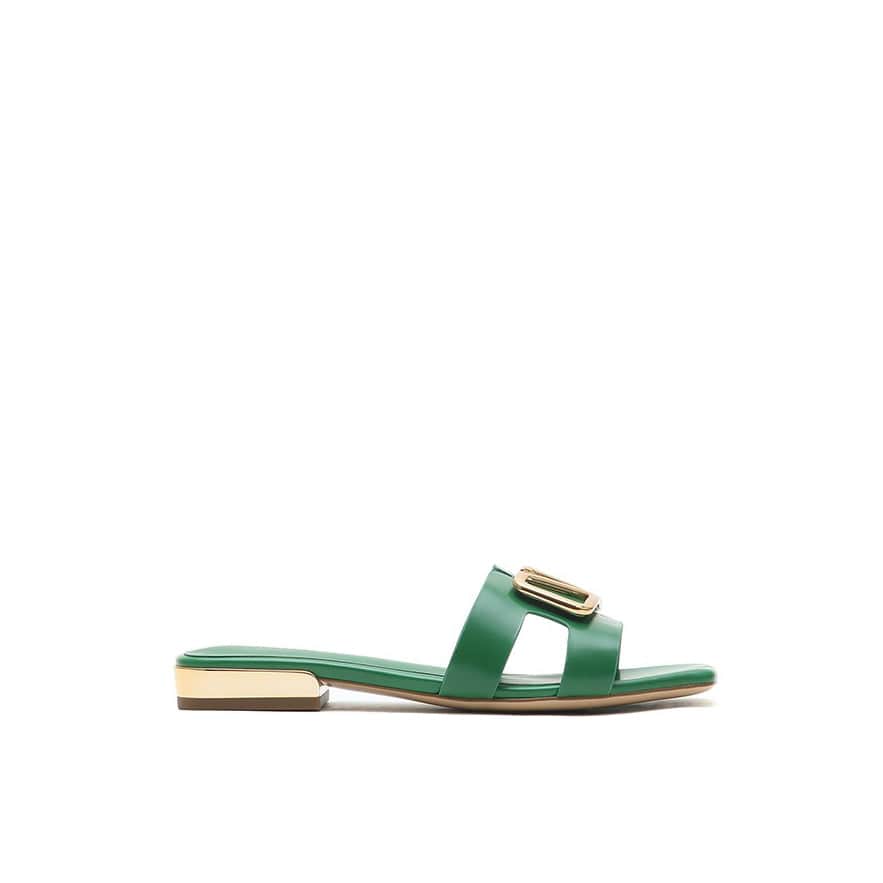 Joy&Peace Buckle Ditel Strap Flat Sandals Newgew