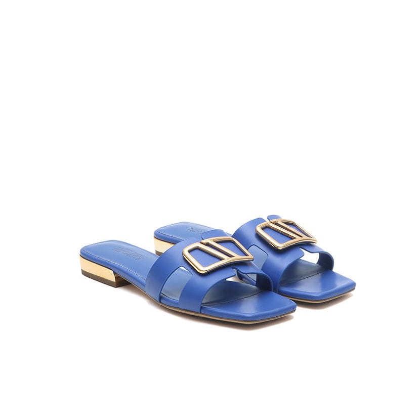 Joy&Peace Buckle Ditel Strap Flat Sandals Newgew