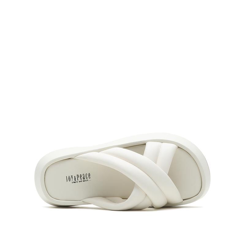 Joy&Peace Cross Strap Wedge Sandals Newgew