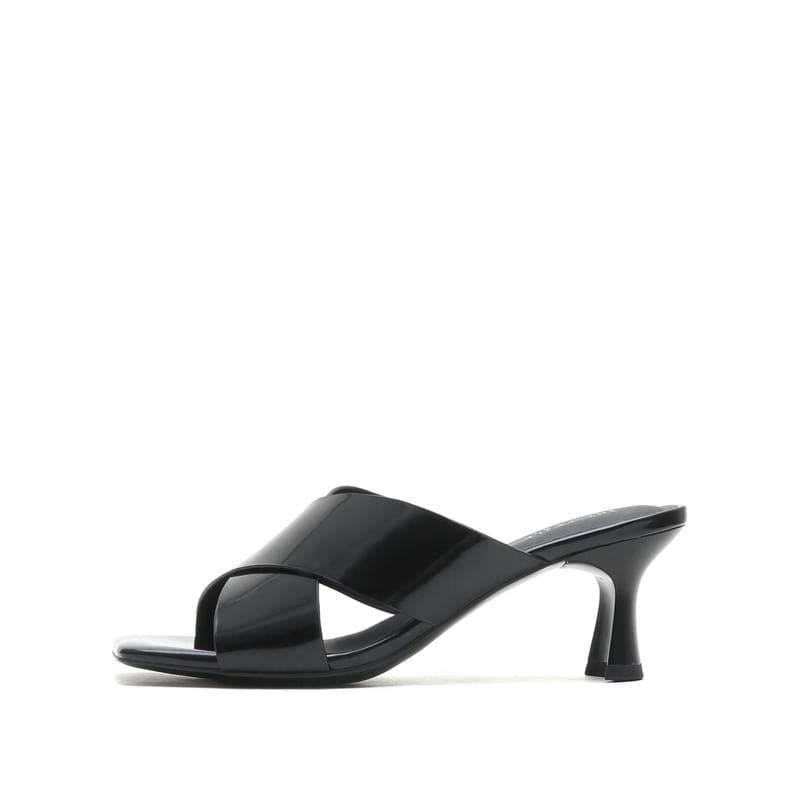 Joy&Peace Minimalist Cross Strap Heeled Sandals Newgew