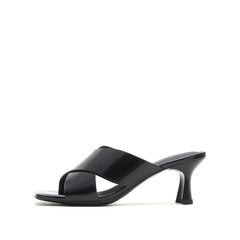 Joy&Peace Minimalist Cross Strap Heeled Sandals Newgew