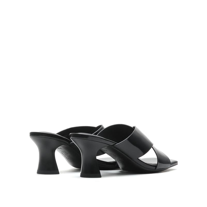 Joy&Peace Minimalist Cross Strap Heeled Sandals Newgew