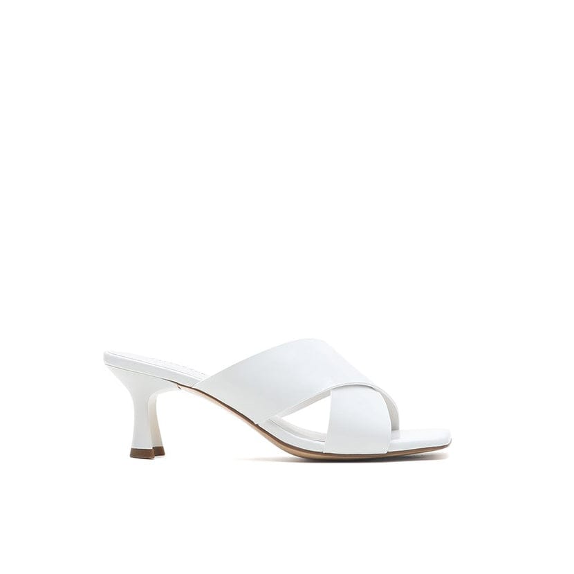 Joy&Peace Minimalist Cross Strap Heeled Sandals Newgew
