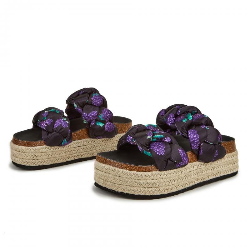 Braided Design Wedge Sandals Newgew