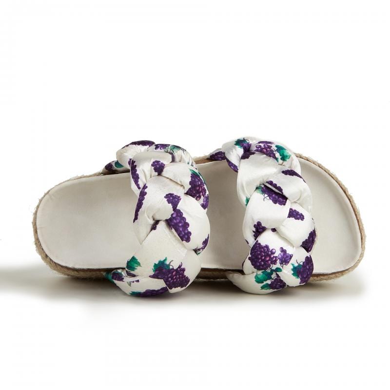 Braided Design Wedge Sandals Newgew