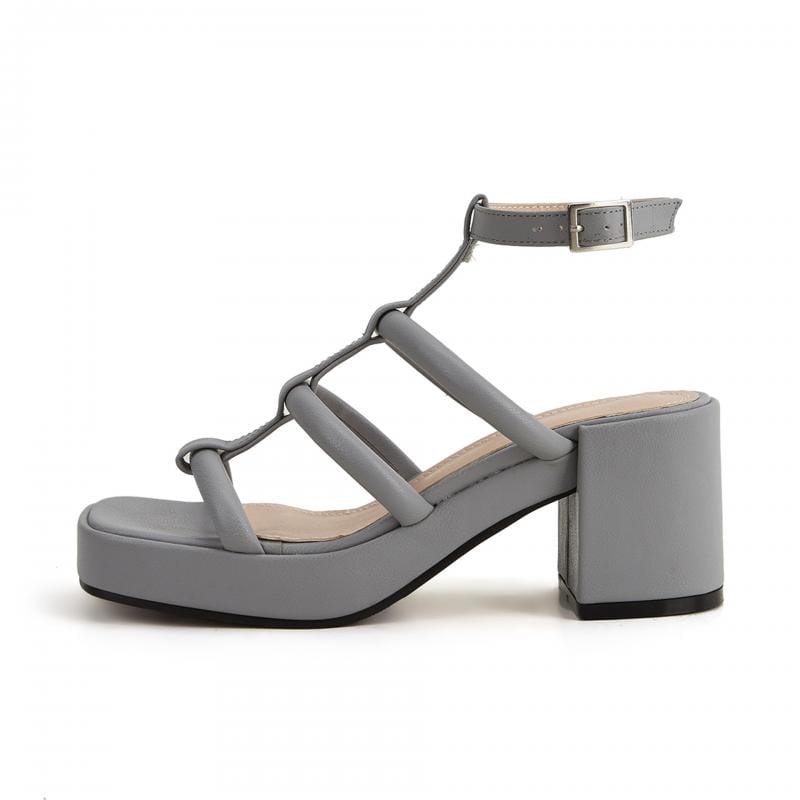 Newbella	Chunky Heeled Gladiator Sandals Newgew