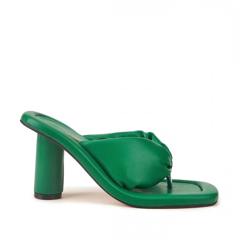 Chunky Heeled Thong Sandals Newgew
