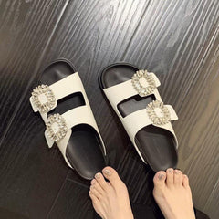 Newbella	Diamond Buckle Casual Sandals Newgew