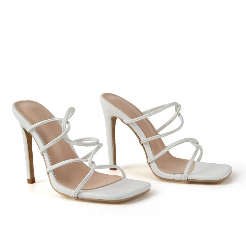 Minimalist Stiletto Heeled Mule Sandals Newgew