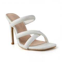 Minimalist Stiletto Heeled Mule Sandals Newgew