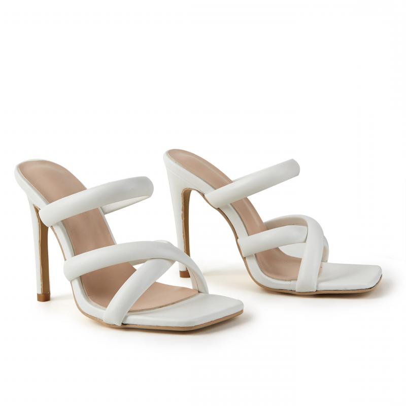 Minimalist Stiletto Heeled Mule Sandals Newgew