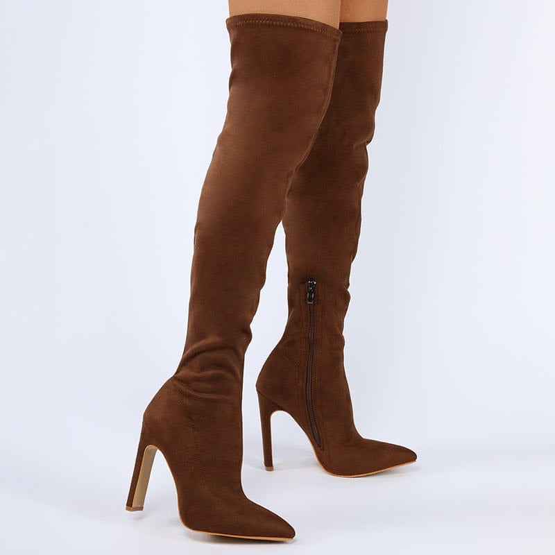 Over Knee Heeled Boots Newgew