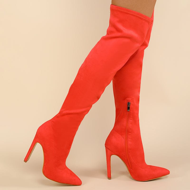 Over Knee Heeled Boots Newgew