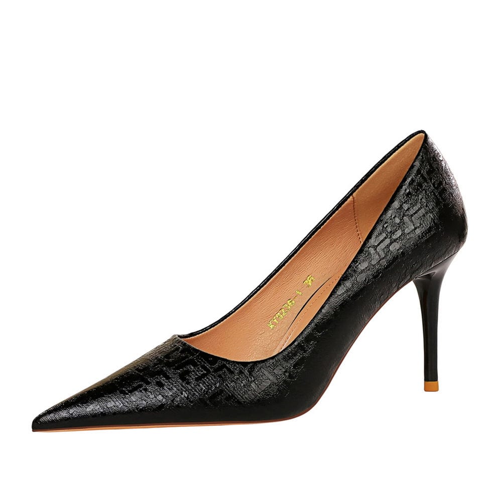 Point Toe Stiletto Heeled Pumps Newgew