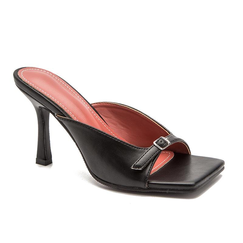 Square-toe Heel Sandals Newgew