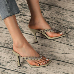 Thong Heel Sandals Newgew