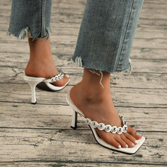 Thong Heel Sandals Newgew