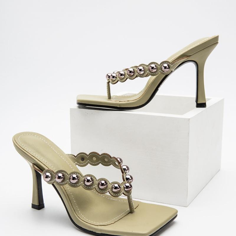 Thong Heel Sandals Newgew