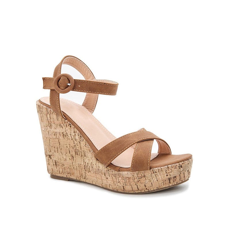 Ankle Strappy Wedge Sandals Newgew