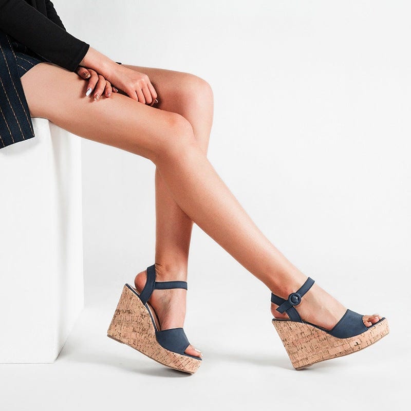 Ankle Strappy Wedge Sandals Newgew