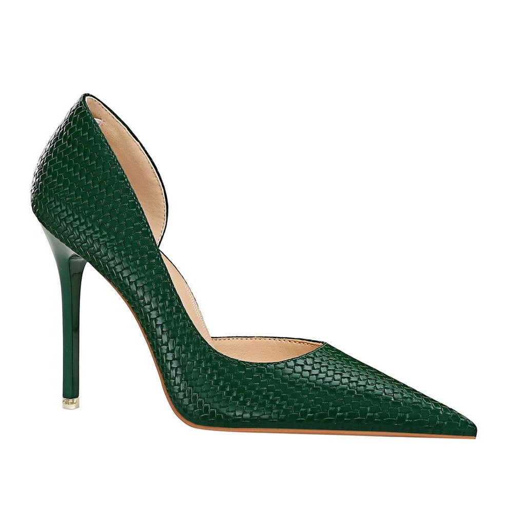 Point Toe Stiletto Heeled Pumps Newgew