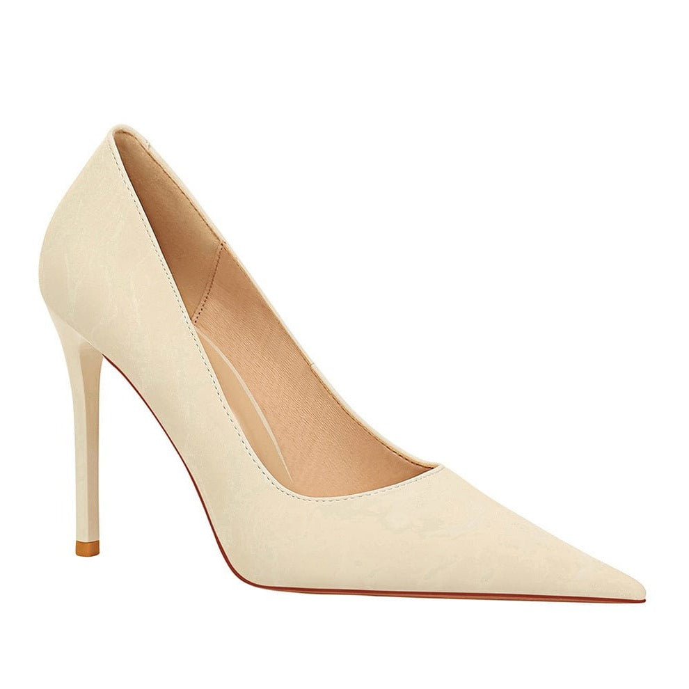 Point Toe Stiletto Heeled Pumps Newgew