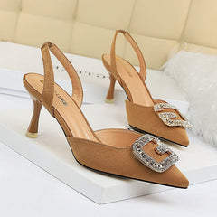 Jewelled Point Toe Pumps Newgew