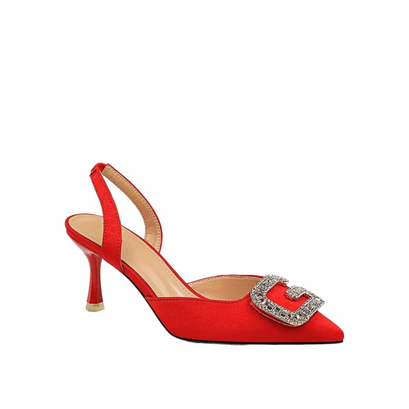 Jewelled Point Toe Pumps Newgew