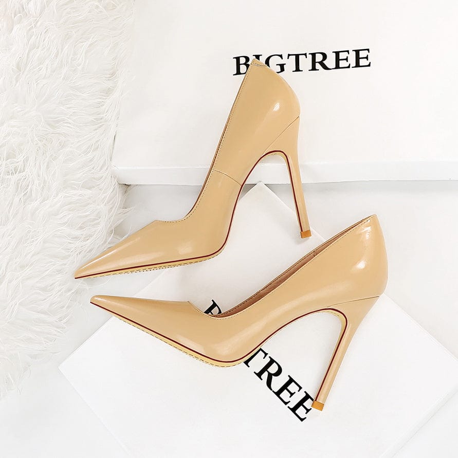 Point Toe Stiletto Heeled Pumps Newgew