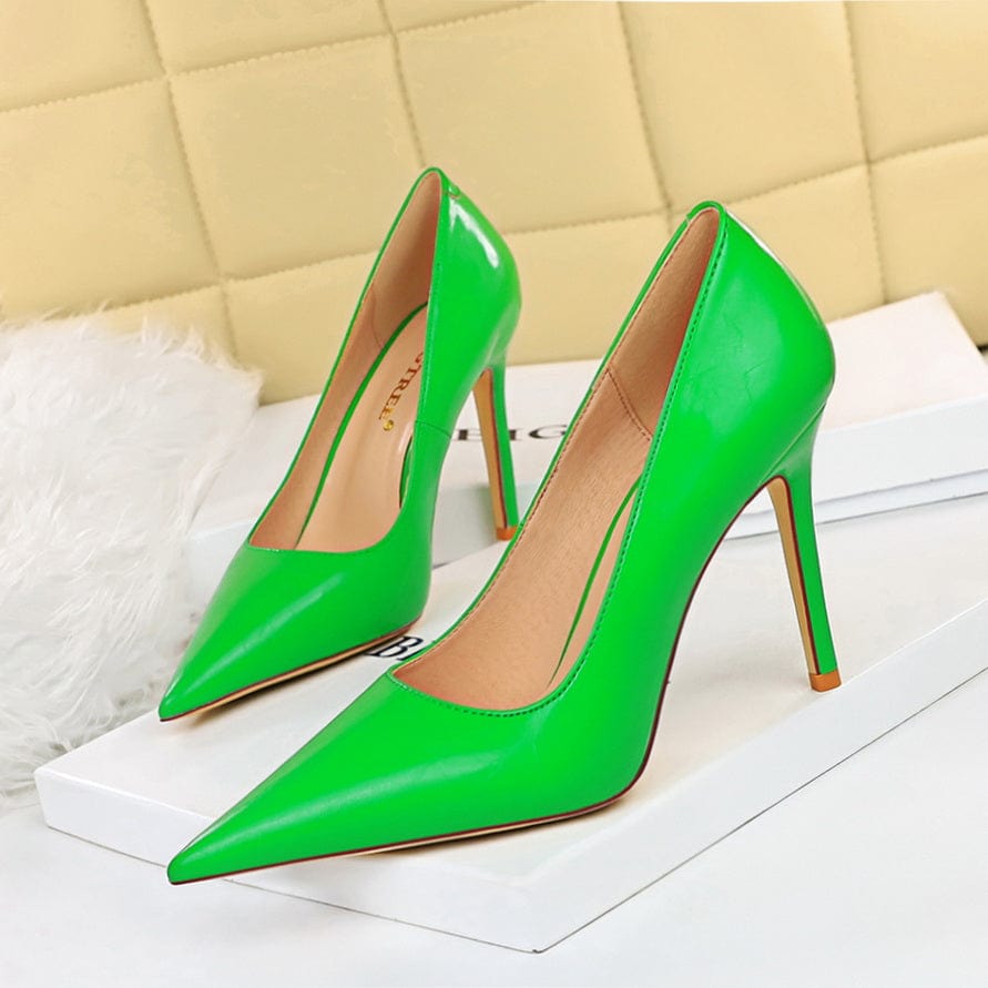 Point Toe Stiletto Heeled Pumps Newgew